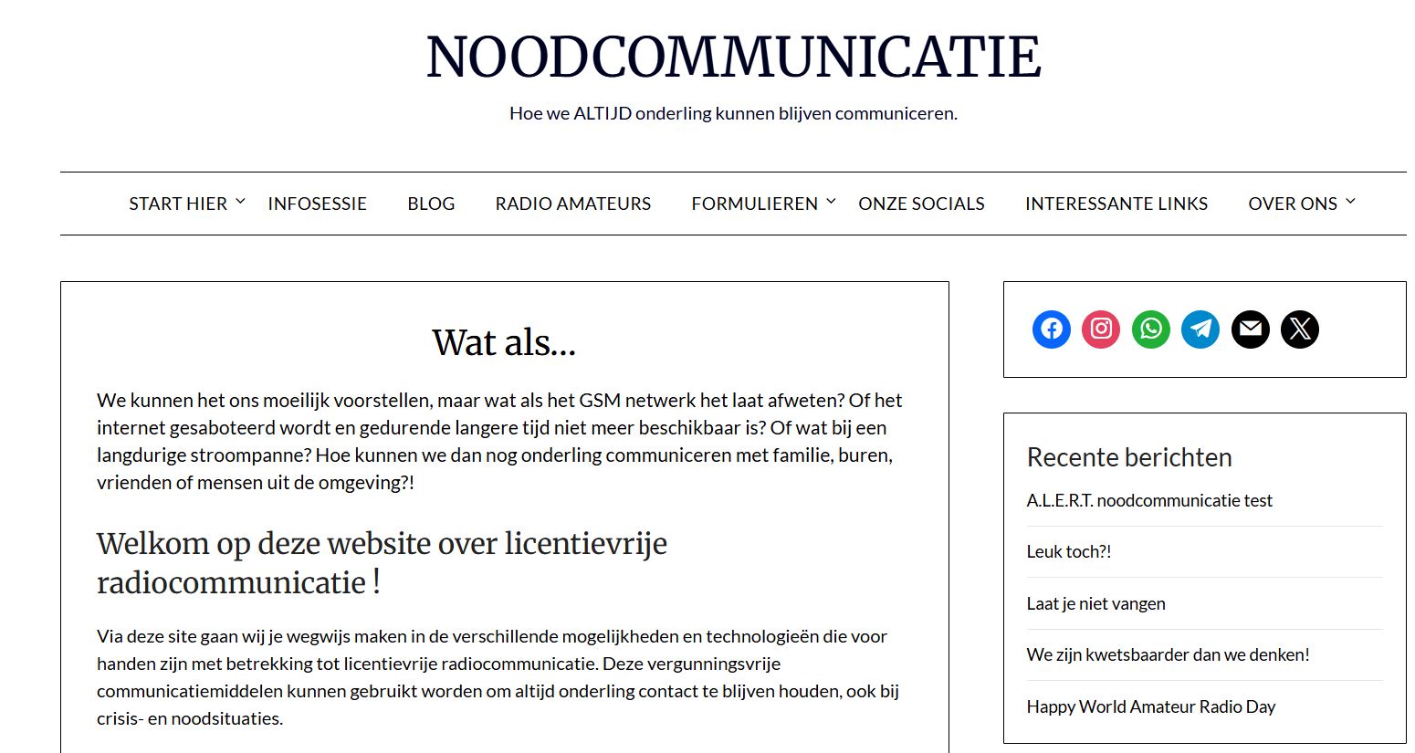 Noodcommunicatie